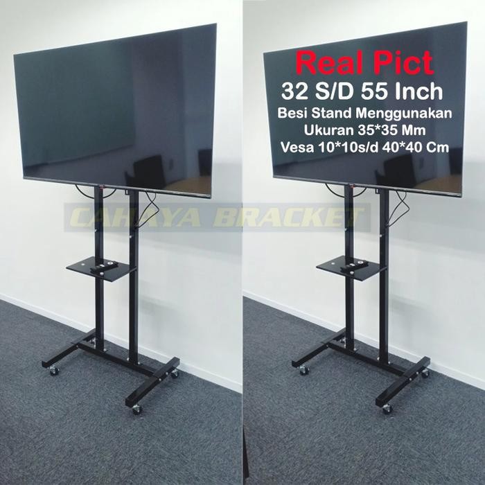 Jual Bracket Standing TV / bracket standing / standing bracket tv 32 43 ...