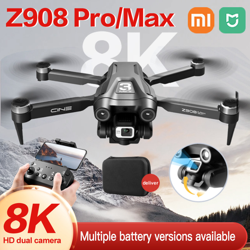 Noir 1080P Sac 1B Mini Drone K9 PRO professionnel, caméra HD 4K Z908