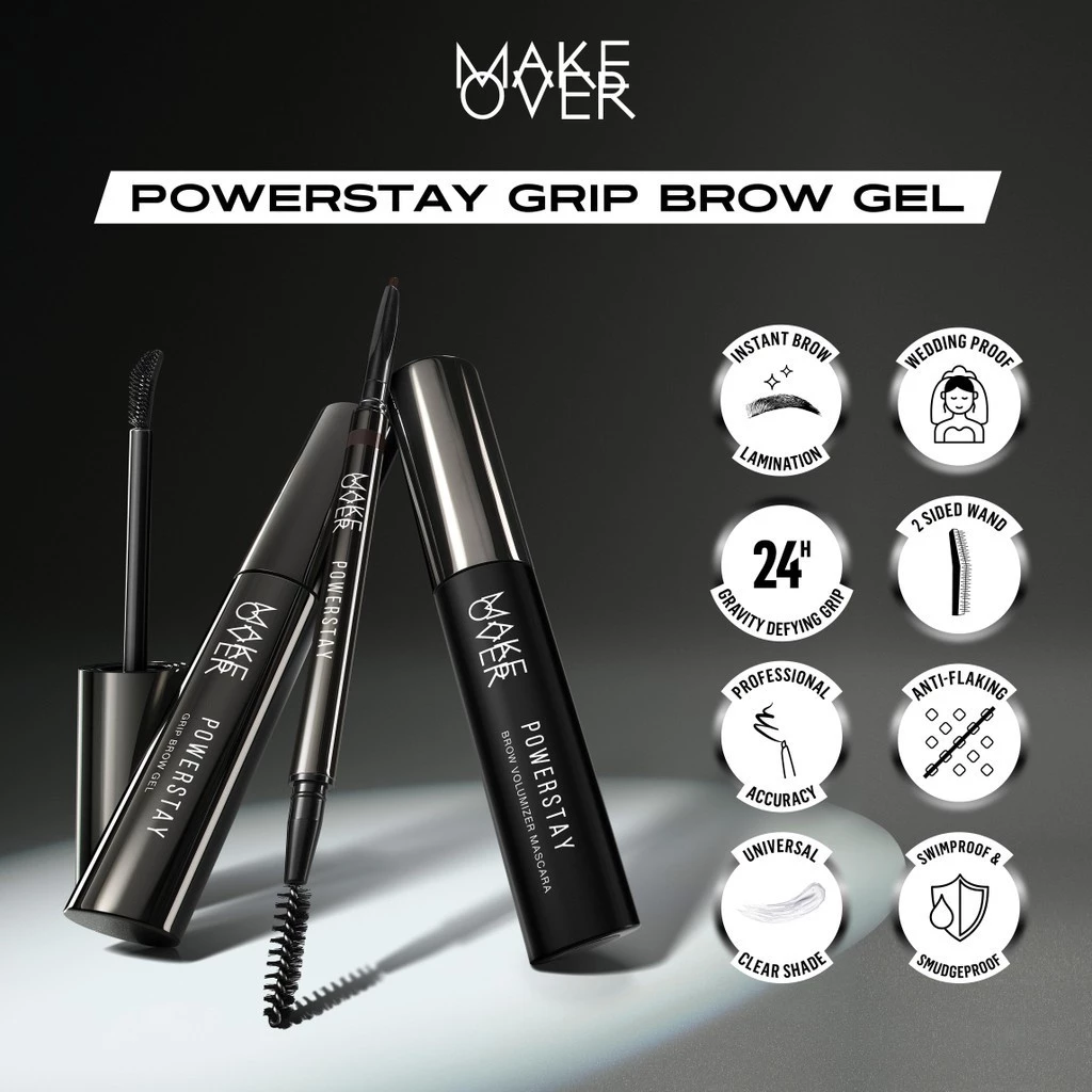 Pratinjau MAKE OVER POWERSTAY BROW DEFINER MASCARA