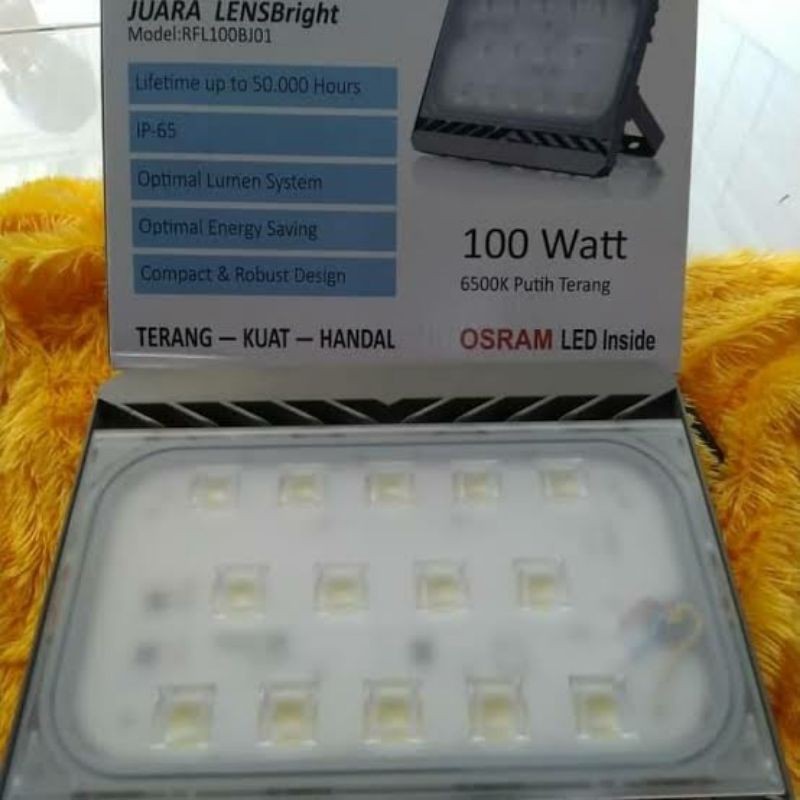 Jual LAMPU SOROT TEMBAK OSRAM 100W WATT RENESOLA | Shopee Indonesia