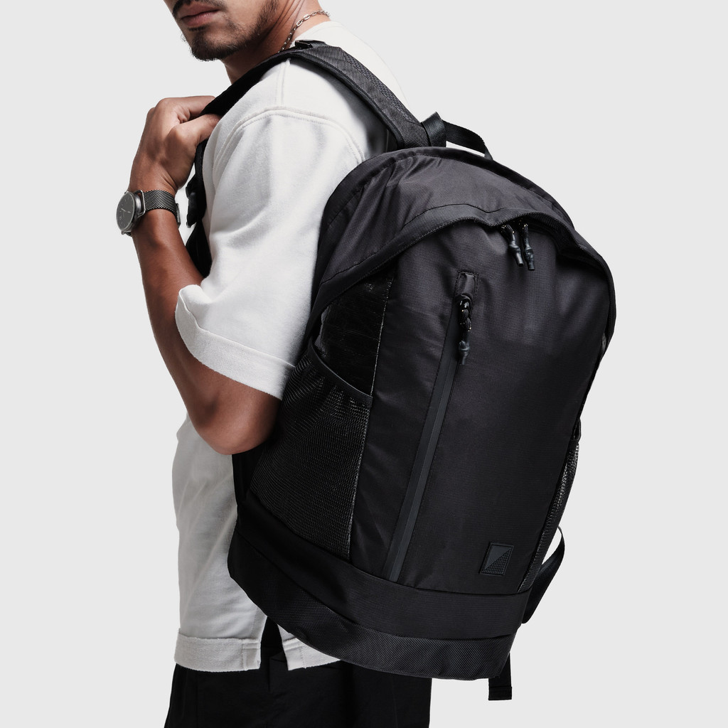 Jual SYMA. Solid State Backpack Black | Shopee Indonesia