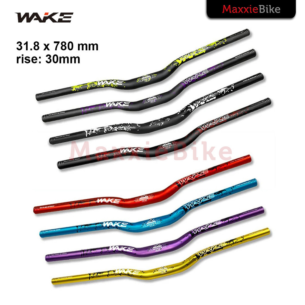 Jual Wake AL330 Stang Sepeda Rise 30mm Motif x 780mm Bike