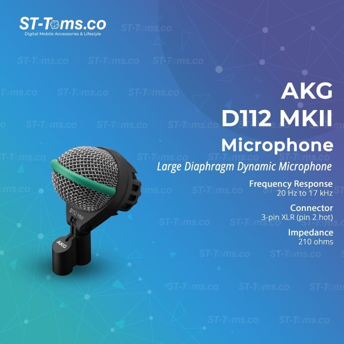 Jual AKG D112 MKII / D 112 MK2 Professional Dynamic Bass Drum ...