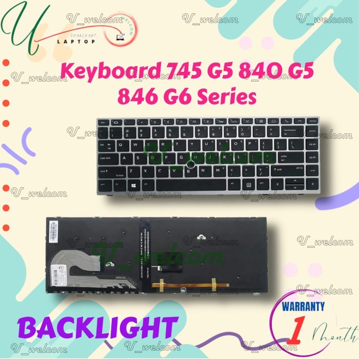 Jual Keyboard Elitebook 746 G6 840 G5 745 G5 846 G6 840 G6 Series - Non ...