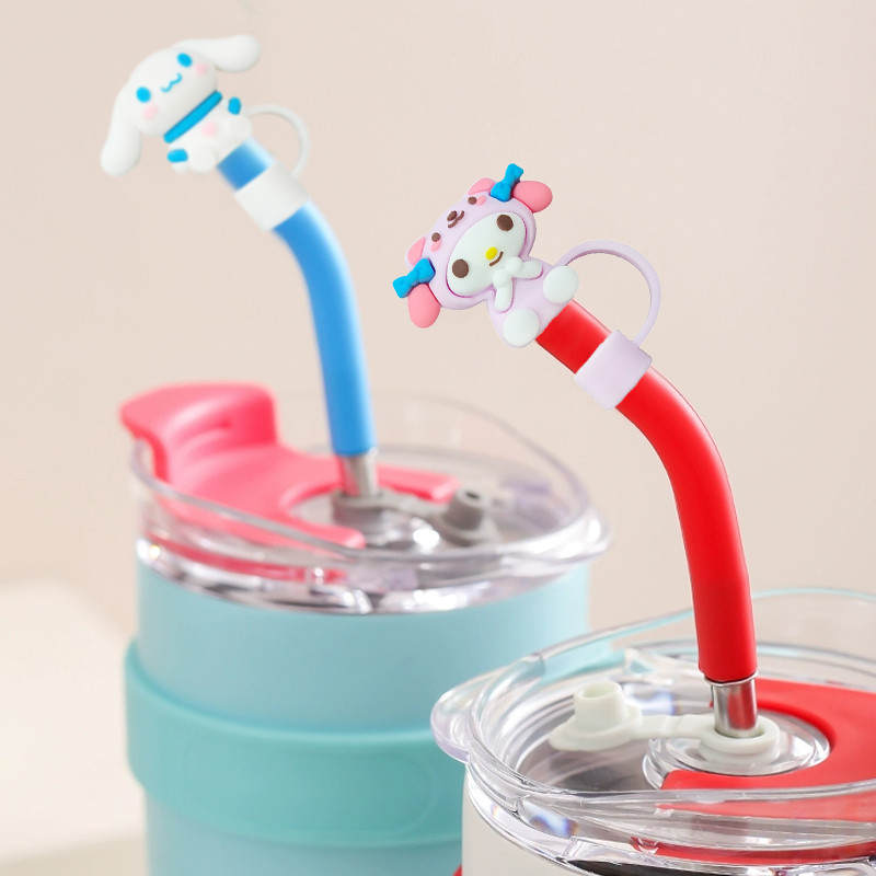 Jual Silikon Penutup Sedotan Sanrio 10mm/ Penutup motif karakter imut ...
