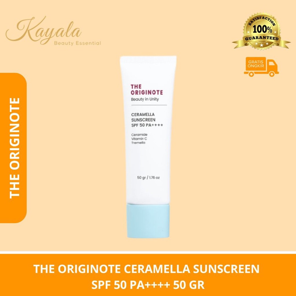 Jual THE ORIGINOTE CERAMELLA SUNSCREEN SPF 50 PA++++ 50 GR | Shopee ...