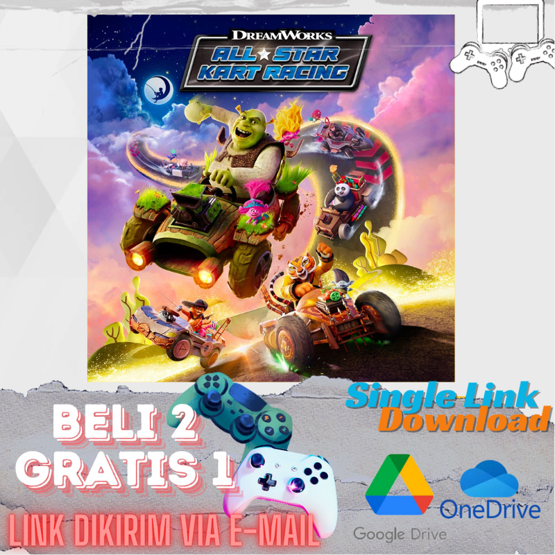 Jual DREAMWORKS ALL-STAR KART RACING Game PC dan Game Laptop - Download ...