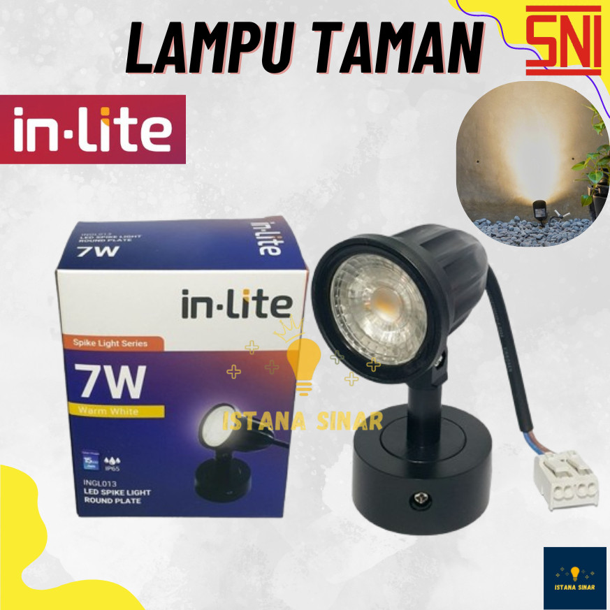 Jual Lampu Taman INLITE / Lamp LED Spike Plafon 7W 7 WATT - INGL013 ...