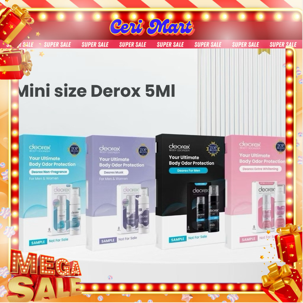 Jual DEOREX SPRAY MINI SIZE ISI 5ML | Shopee Indonesia