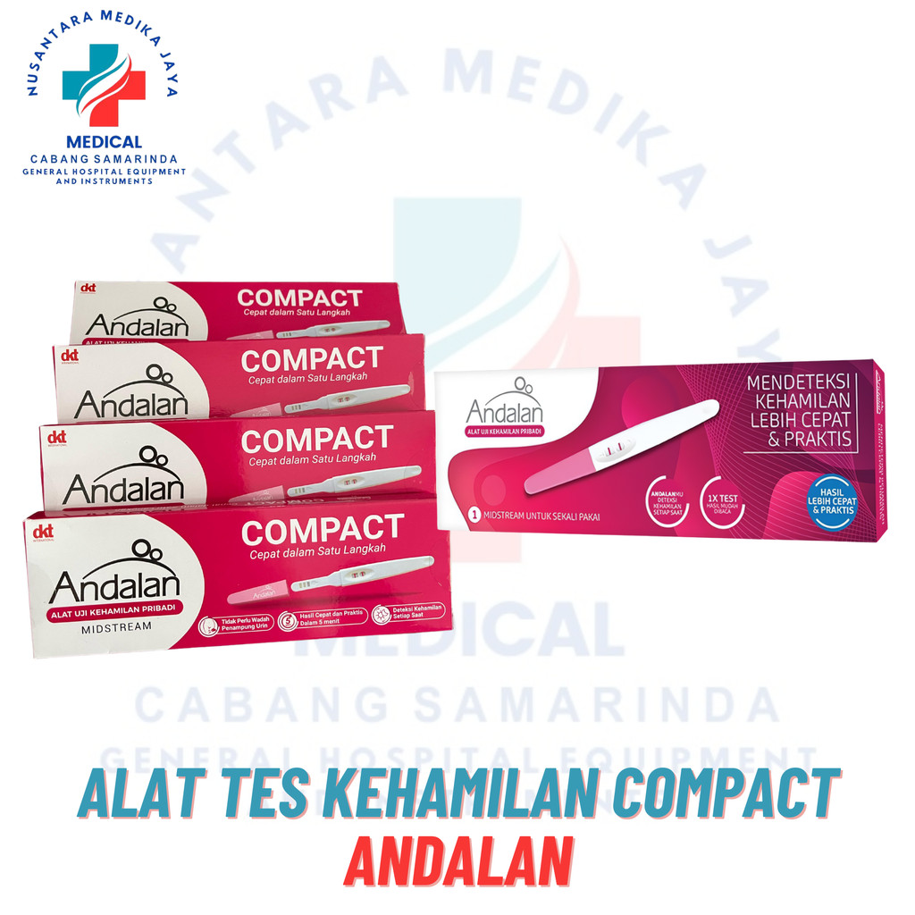 Jual Alat Tes Kehamilan Andalan Test Pack STRIP & COMPACT/Midstream ...