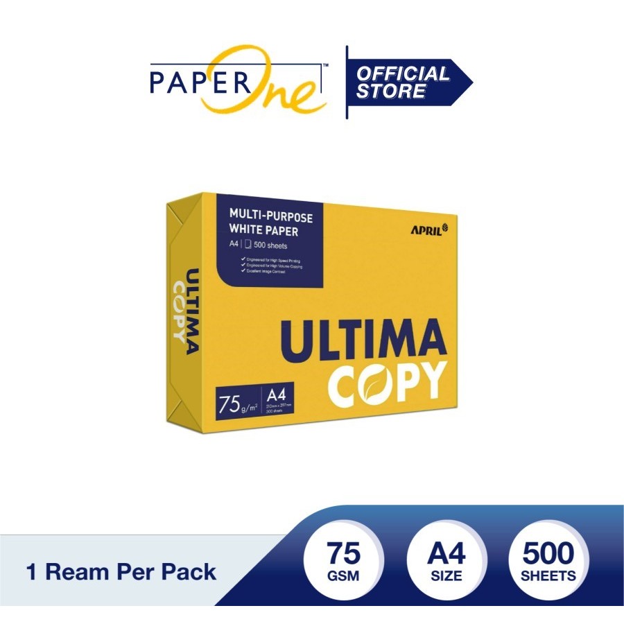 Jual Kertas Fotokopi Ultima 75 Gsm A4 | Shopee Indonesia