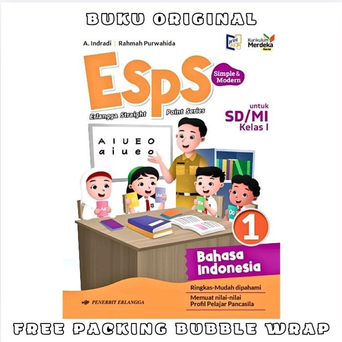 Jual Buku Esps Bahasa Indonesia Revisi Kelas 1 2 3 4 5 6 SD/MI Erlangga ...