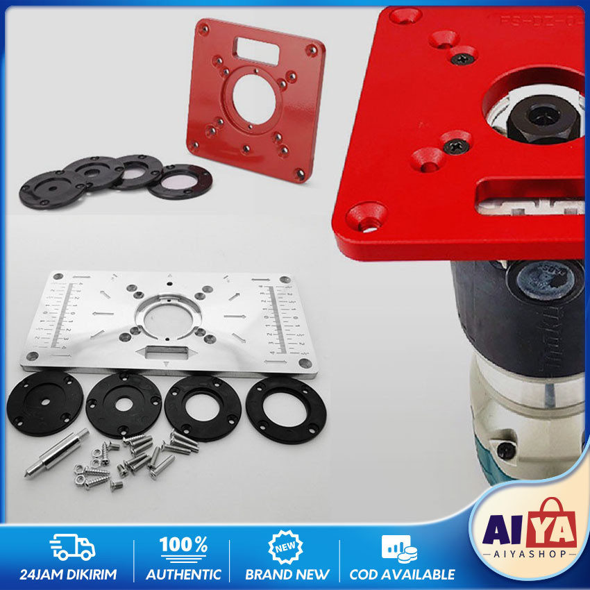 Jual Table Router Trimmer Insert Plate Universal Tatakan Dudukan Meja ...