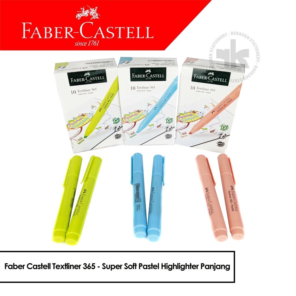 Jual Faber Castell Textliner 365 - Super Soft Pastel Highlighter ...