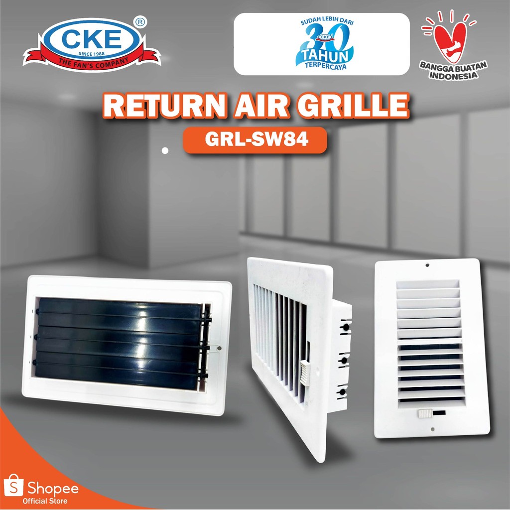 Jual RAG return air grille Ukuran 10 X 20 Grill Dinding | Shopee Indonesia