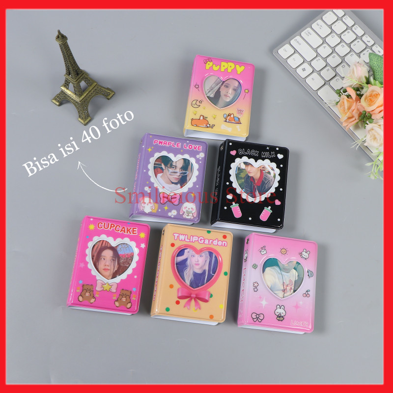 Jual 40 Slot Kolbuk Album Kpop Korea Photo Album Card Mini Collect Book ...