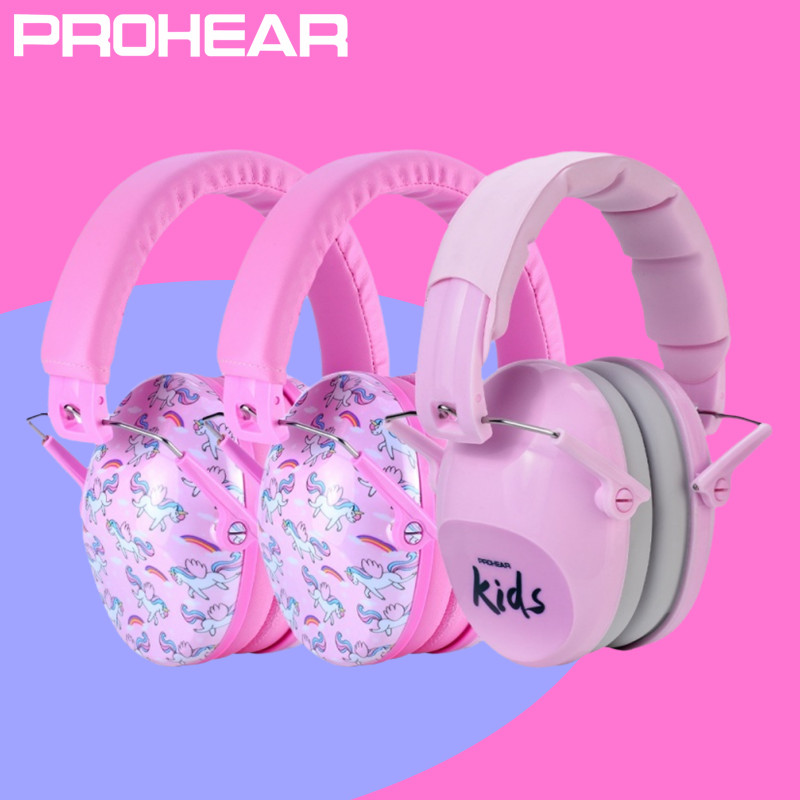 Jual PROHEAR Pink Kids Earmuffs Passive Noise Reduction Ear Protection ...