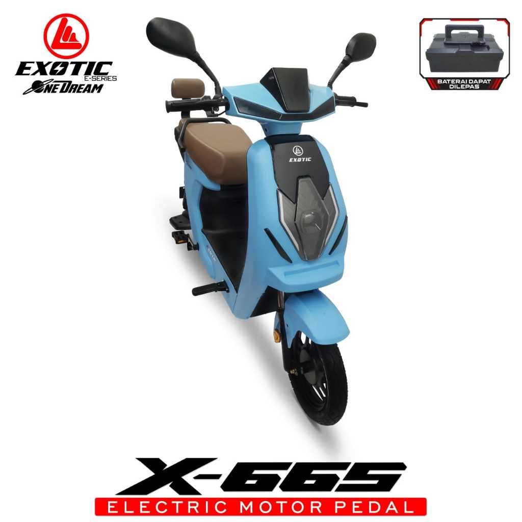 TERLARIS!!! SEPEDA LISTRIK X665 EXOTIC