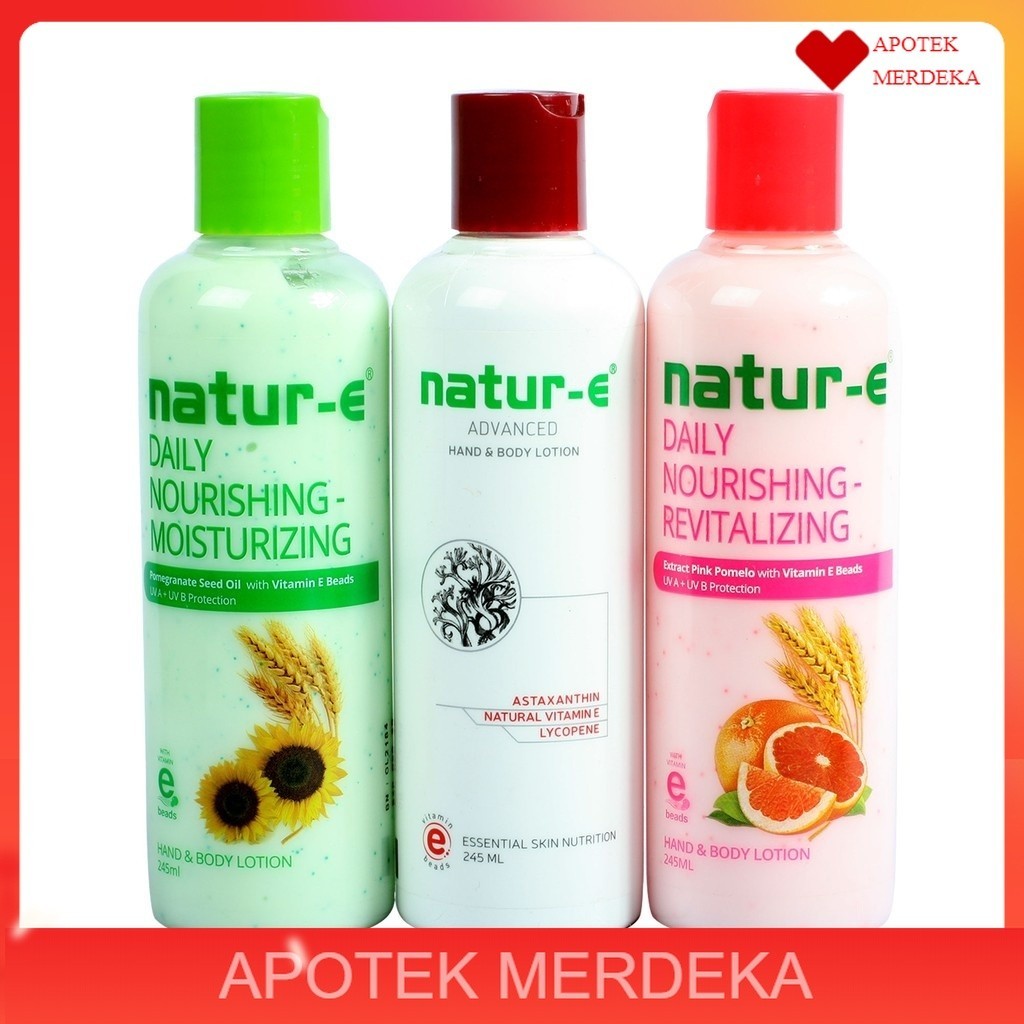 Jual Natur E Hand Body Lotion 245ml / Natur-E HBL 245 ml | Shopee Indonesia
