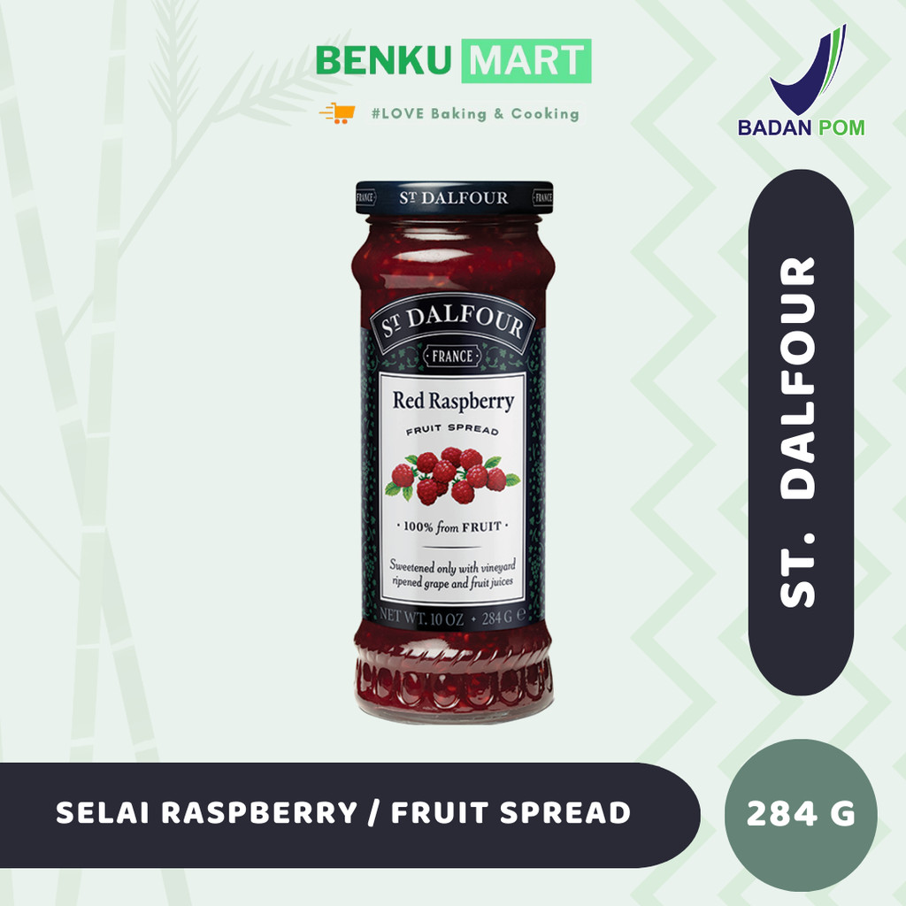 Jual Selai St. Dalfour Raspberry Jam Fruit Spread 10 Oz | 284 Gr ...