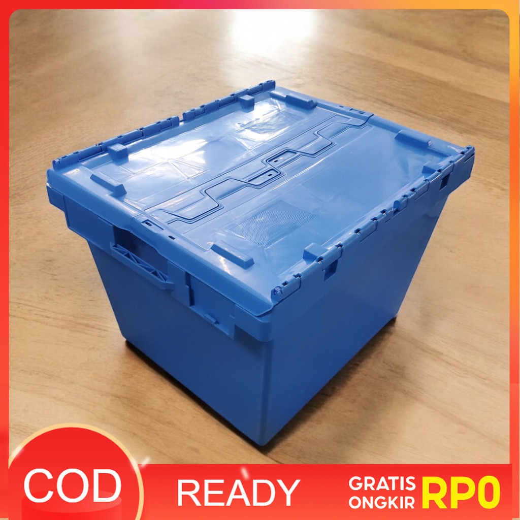 Jual WLL Box Container Plastik Logistik Industri Stackable 50kg 80L ...