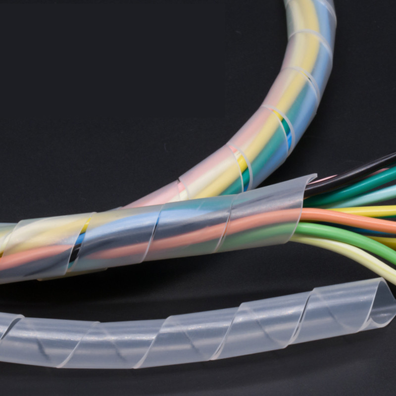Jual Kabel Spiral Wrapping Band Pelindung Kabel PE Harness Cable ...