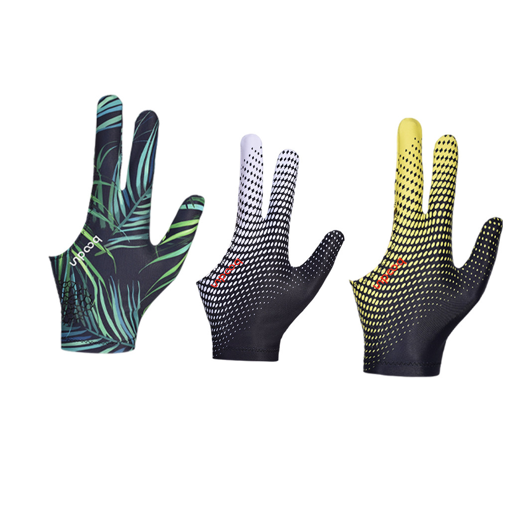 Guanto Da Biliardo In Lycra Con 3 Dita Scoperte, Unisex, Regolabile, Per Destri O Mancini
