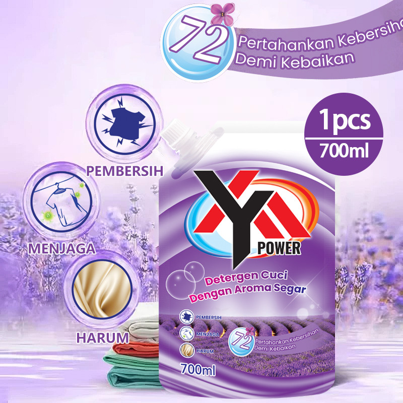Jual Deterjen Cair Lavender 700ml |Deterjen cair / Aroma Tahan 72 Jam