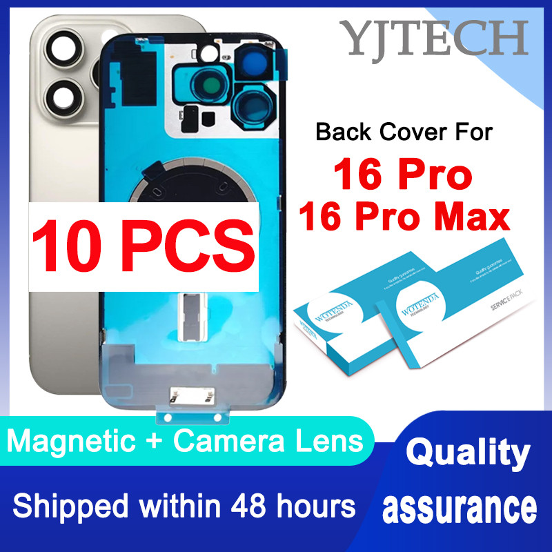 Jual 10PCS / Lot 2 in 1 For iPhone 16 Pro Max Back Housing Cover ...