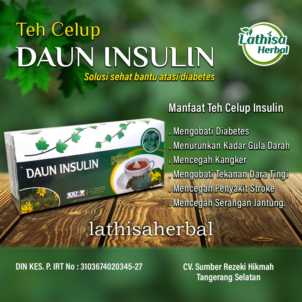 Tamochi Herbal -  Teh celup diabet daun insulin -