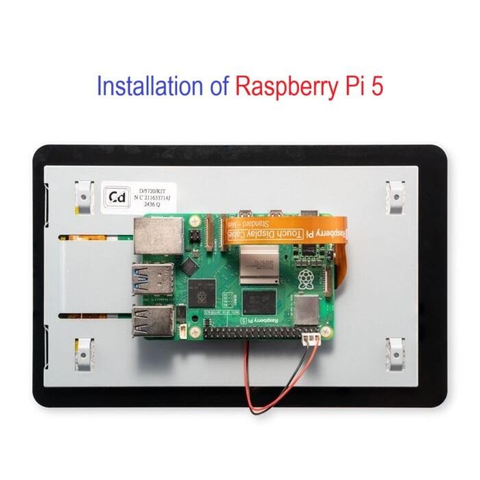 Jual OFFICIAL Raspberry Pi Touch Display 2 - Resolution 720×1280 Pixels ...