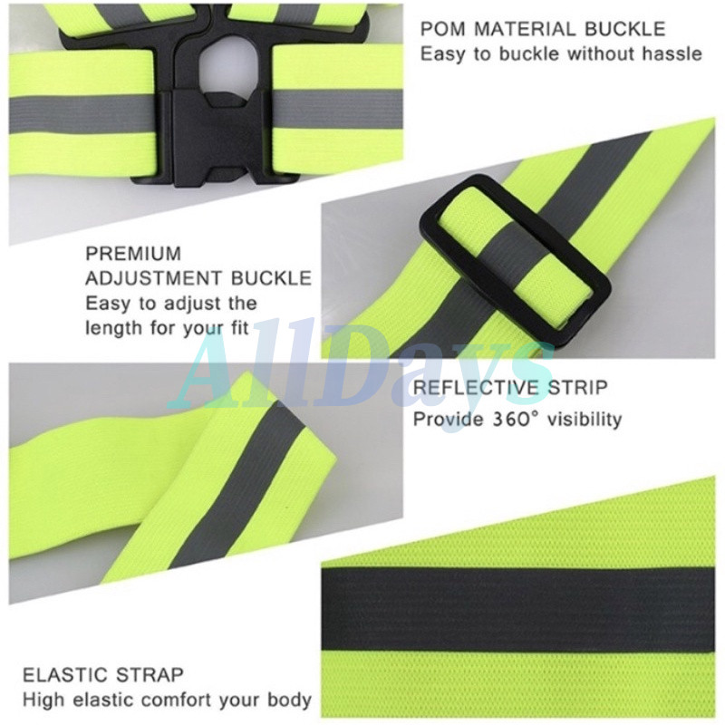 Jual Rompi Elastis Karet/Elastic V Shape/Rompi Safety / Safety Vest ...