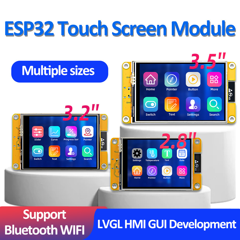 Jual ESP32 Arduino LVGL WIFI Bluetooth Development Board 2.8/3.2/3.5/4 ...