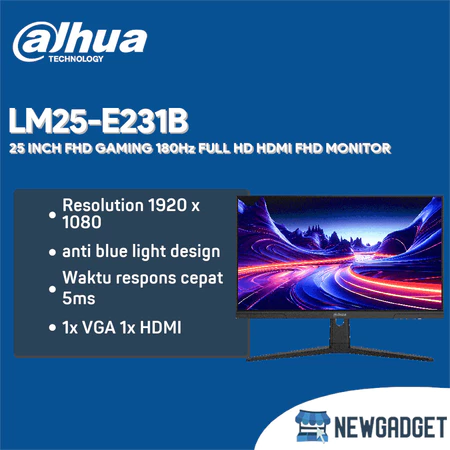 DAHUA LM25-E231B 25 INCH FHD GAMING 180HZ FULL HD HDMI FHD MONITOR