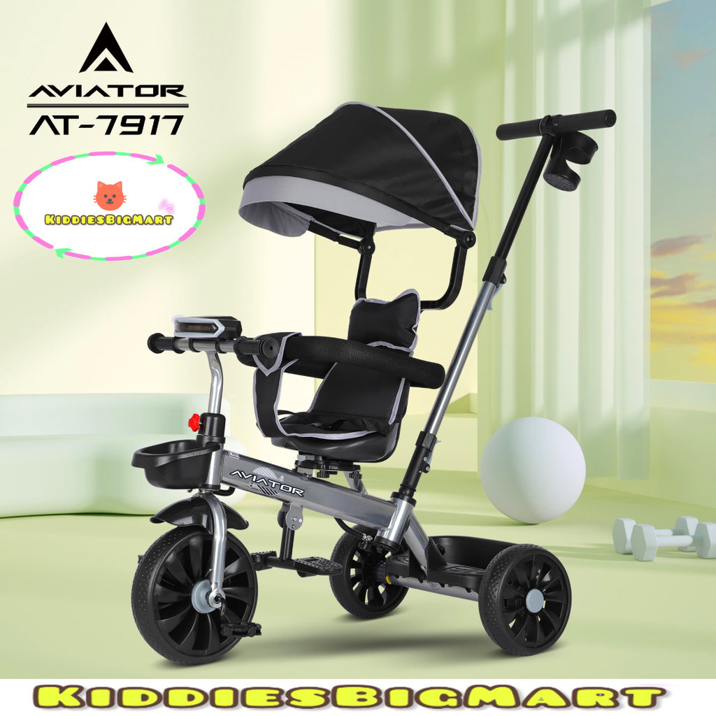 Jual Sepeda Anak Roda 3 Tiga Aviator AT 7917 Kursi Bisa putar Ada Musik ...
