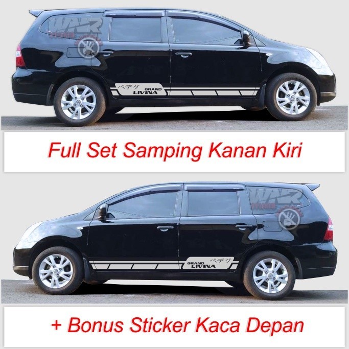 Jual Sticker mobil grand livina pedege sticker cutting mobil nisan ...