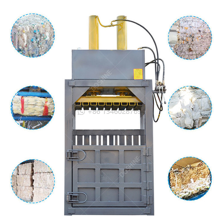 Jual Waste Paper Compressor Machine Cardboard Baling Press Machine Used ...