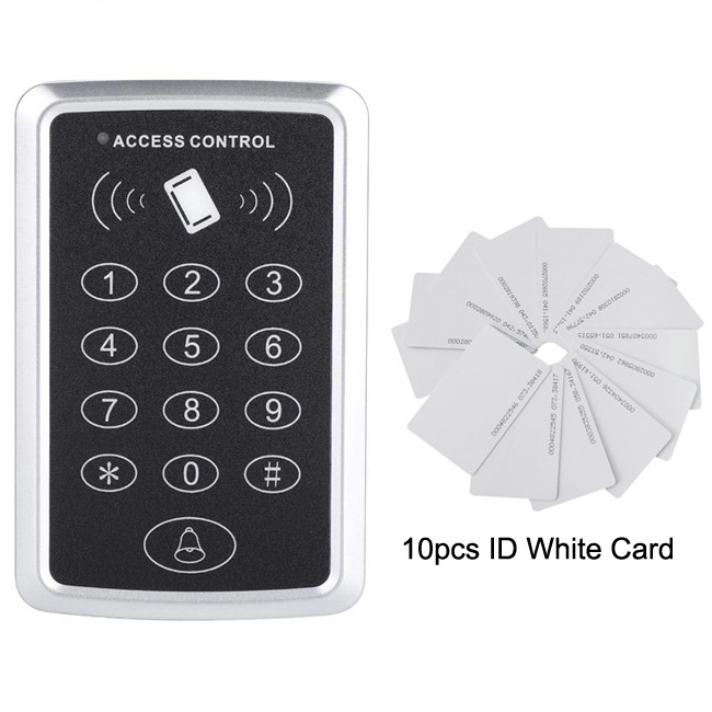 Jual RFID 125KHz Standalone Access Control Keypad EM Card Reader Door ...
