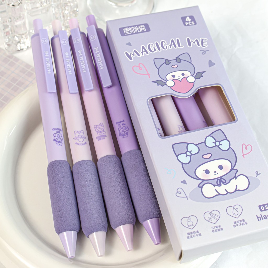 Jual TERFAVORIT PULPEN GEL MEKANIK ISI 4 PCS MOTIF, CAPYBARA, LOOPY DLL ...