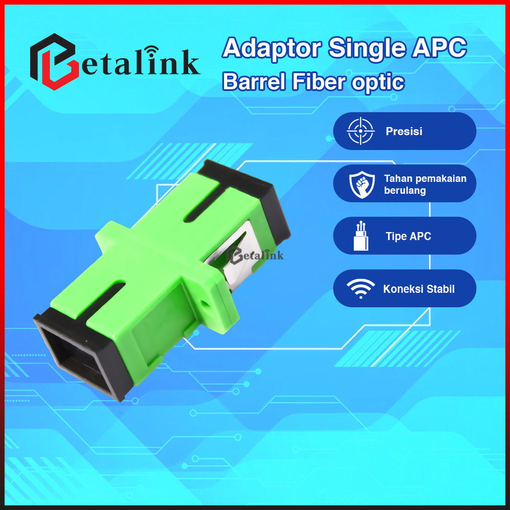 Jual NEW!!!Adaptor SC / Adapter Fiber Optic Connector SC UPC Biru dan ...