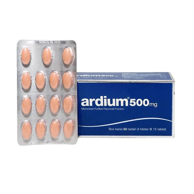 ARDIUM 500mg - Obat Wasir Ambeien Varises Kronis BAB Berdarah Hemoroid Ambeien