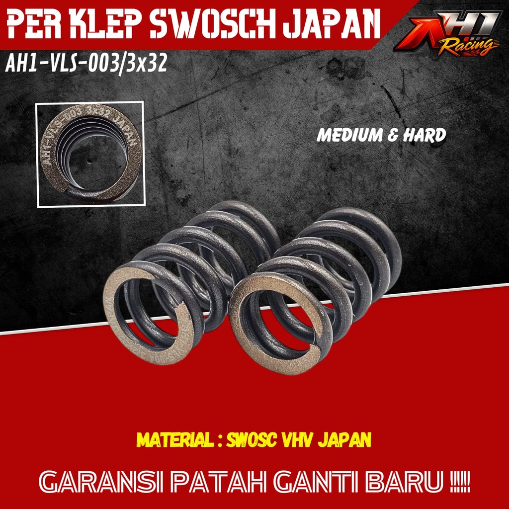 Jual Per Klep AH1 Racing Jupiter Z Vega Crypton 32 mm Hard dan Medium ...