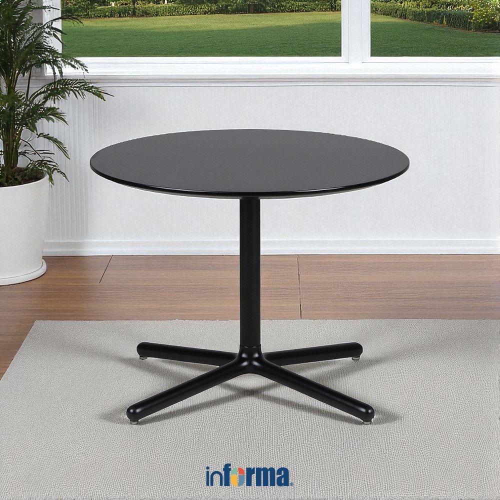 Jual Informa Sanji Meja Lounge Round 60X60X45 cm - Hitam Meja Luar ...