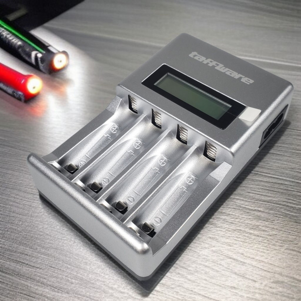 Lot De 4 Piles Rechargeables Li-Ion Aa 1,5V Aa 3000Mwh, Avec Chargeur