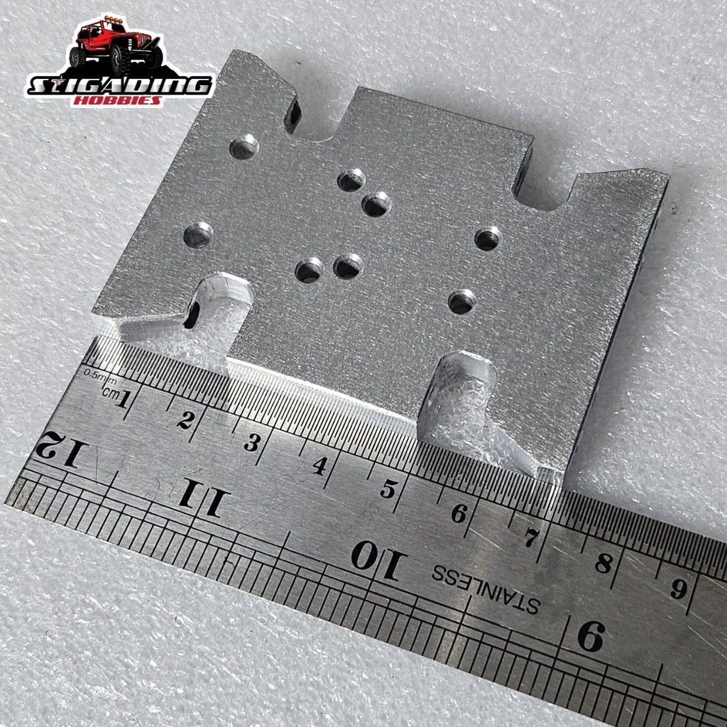 Axial AXI231047 Skid Plate & Upper Link Mounts – Recambio Para SCX10 III BC, Juego De Soportes Y Placa Deslizante Multicolor, Para Modelos RC De Alta Calidad Soporte Bielas SCX10 III