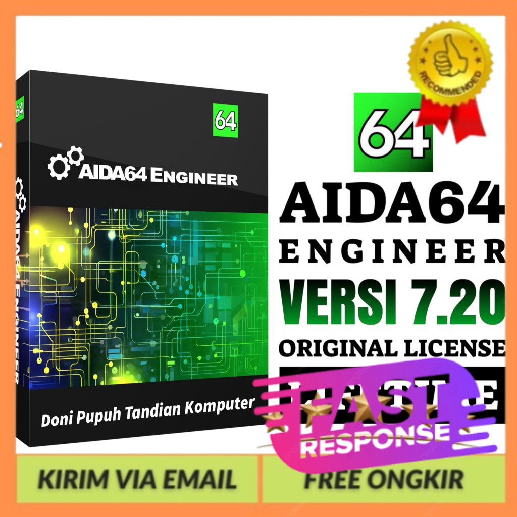 Jual AIDA64 Engineer PRO Terbaru 2024 Original License Lifetime ...