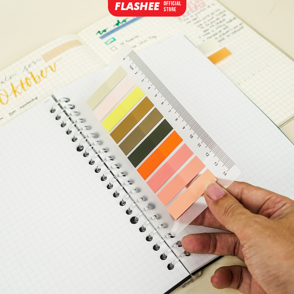 Jual Flashee Sticky Notes Color Memo Tempel Aesthetic Isi 10 Warna Ada ...