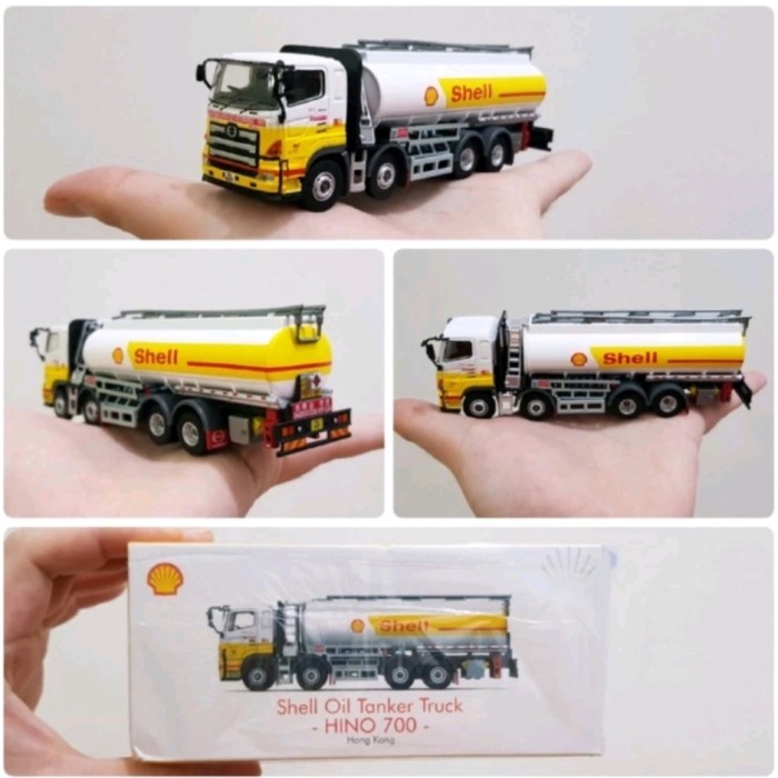 Jual Diecast Tiny Shell Oil Tanker Truk Hino 700 Skala 1:76 Jual Diecast Tiny Shell Oil Tanker Truk Hino 700 Skala 1:76