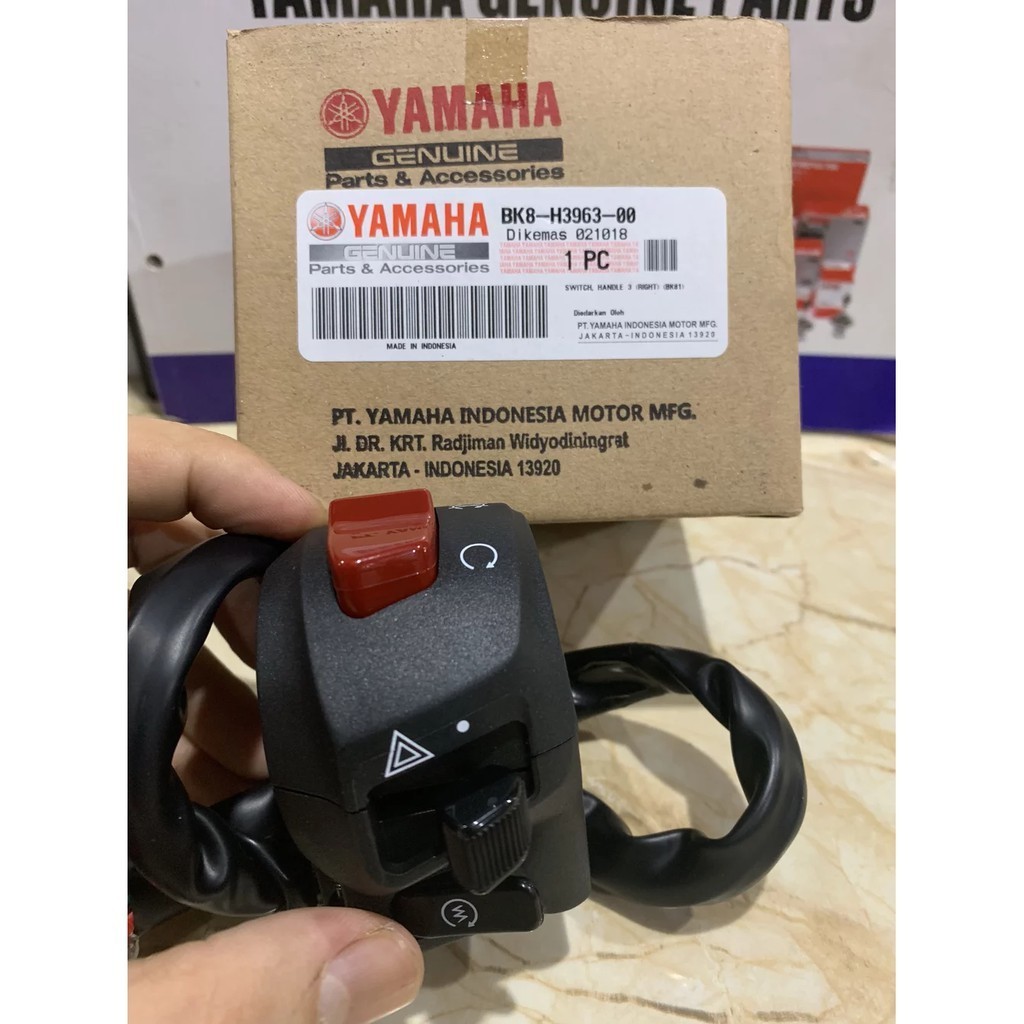 Jual (MS) SAKLAR KANAN BK8 ORI ASLI ALL NEW VIXION 150 VIX R ORI YAMAHA ...