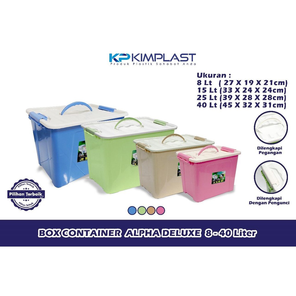 Jual (GAS) Box Container Alpha 40 Liter Deluxe (Full Warna) | Shopee ...